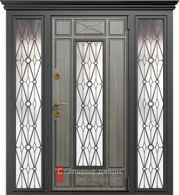 Входные двери МДФ в Истре «Двери МДФ со стеклом»
